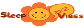Logo for SleepVibs, a site about healthy sleep tips and science-based advice