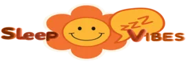 Logo for SleepVibs, a site about healthy sleep tips and science-based advice