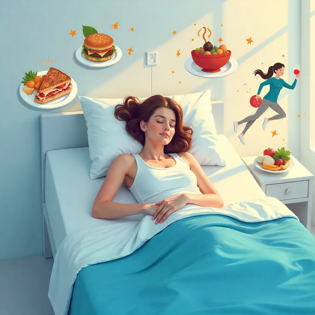 Woman sleeping peacefully for weight management and healthy sleep